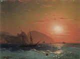 Ivan Constantinovich Aivazovsky View Of The Ayu Dag Crimea painting